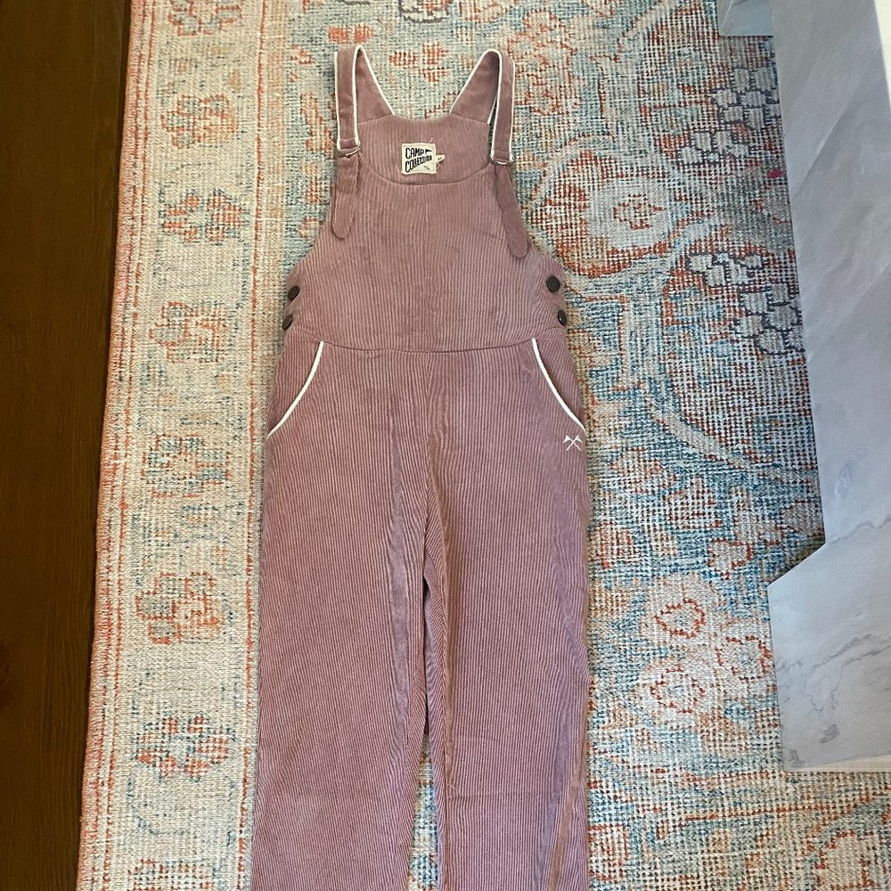 Soft Pink Corduroy Jumpsuit